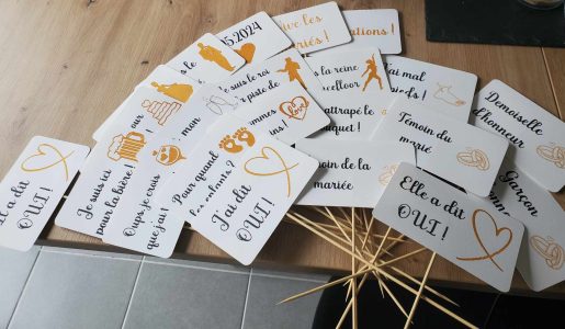 Création artisanale, anniversaire, mariage, photobooth, personnalisé