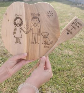 planché à découper, gravure, création, family, love