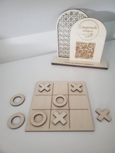Jeu en bois, gravure, personnalisation, création, fun