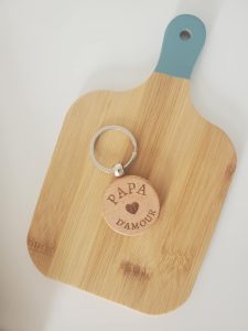 Porte clé, personnalisation, fête des pères, love, famille