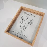 Cadre, personnalisation, cadeau mariage, love