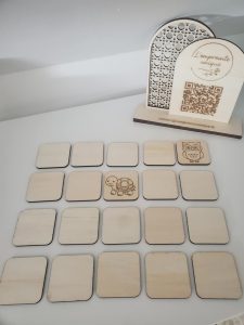 jeu, enfant, gravure, création, drole, memory