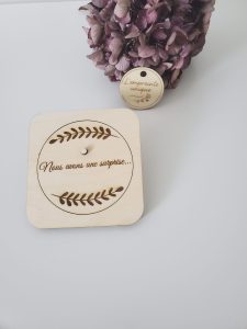 annonces, cadeau, bois, gravure, surprise, naissance, mariage