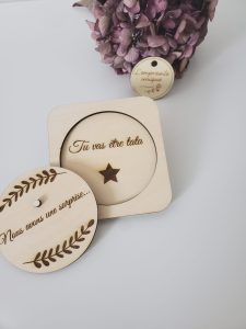 annonces, cadeau, bois, gravure, surprise, naissance, mariage