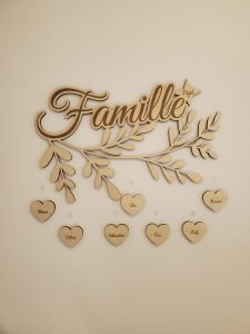 famille, décoration, murale, family, personnalisation