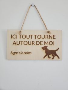 pancartes, animaux, bois, personnalisation, gravure