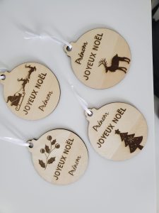 boule, noël, décoration, personnalisation