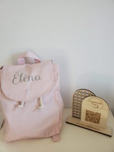 sac à dos, enfant, personnalisation