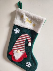 chaussettes, déco, noël, personnalisation