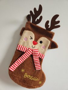 chaussettes, déco, noël, personnalisation