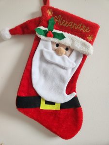 chaussettes, déco, noël, personnalisation