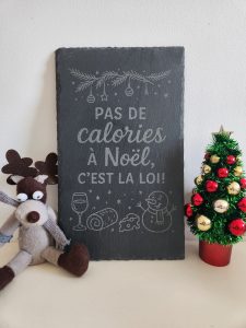 noël, ardoise, fun, raclette, plateau, décoration, cadeau