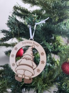 boules, bois, sapin, noël, personnalisation