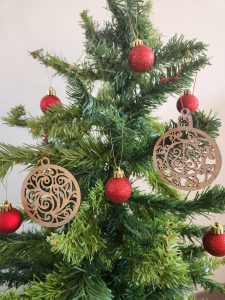 boules, bois, sapin, noël, personnalisation