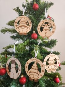 boules, bois, sapin, noël, personnalisation