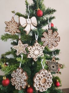 boules, bois, sapin, noël, personnalisation