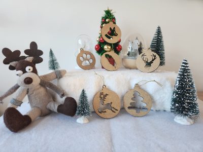 boules, bois, sapin, noël, personnalisation