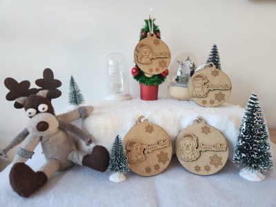 boules, bois, sapin, noël, personnalisation