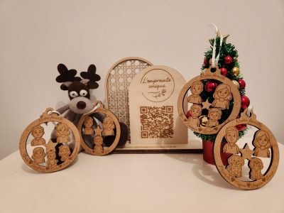 boules, bois, sapin, noël, personnalisation