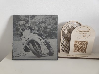 ardoise, gravure, cadeau, personnalisation