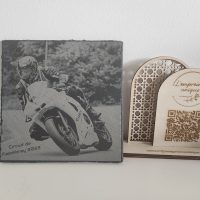 ardoise, gravure, cadeau, personnalisation